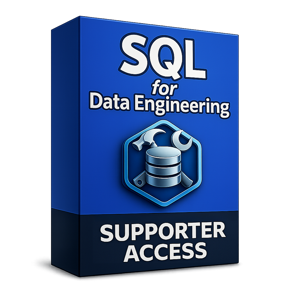 SQL for Data Engineering - Supporter Access