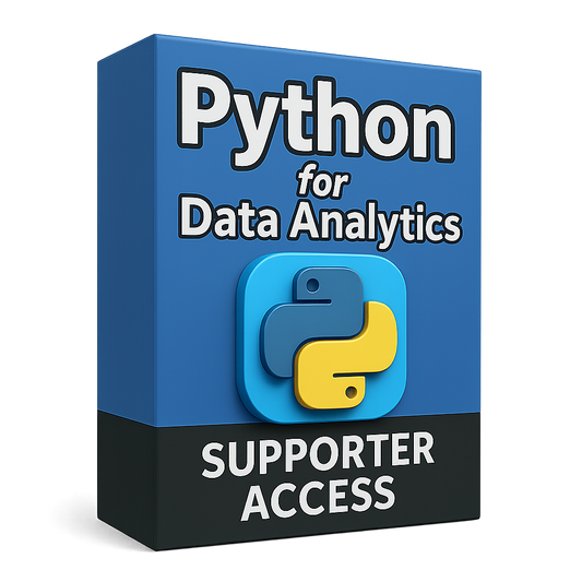 Python for Data Analytics - Supporter Access