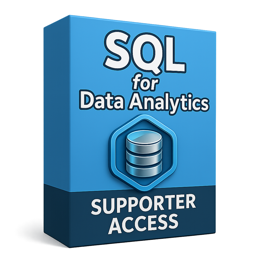 SQL for Data Analytics - Supporter Access